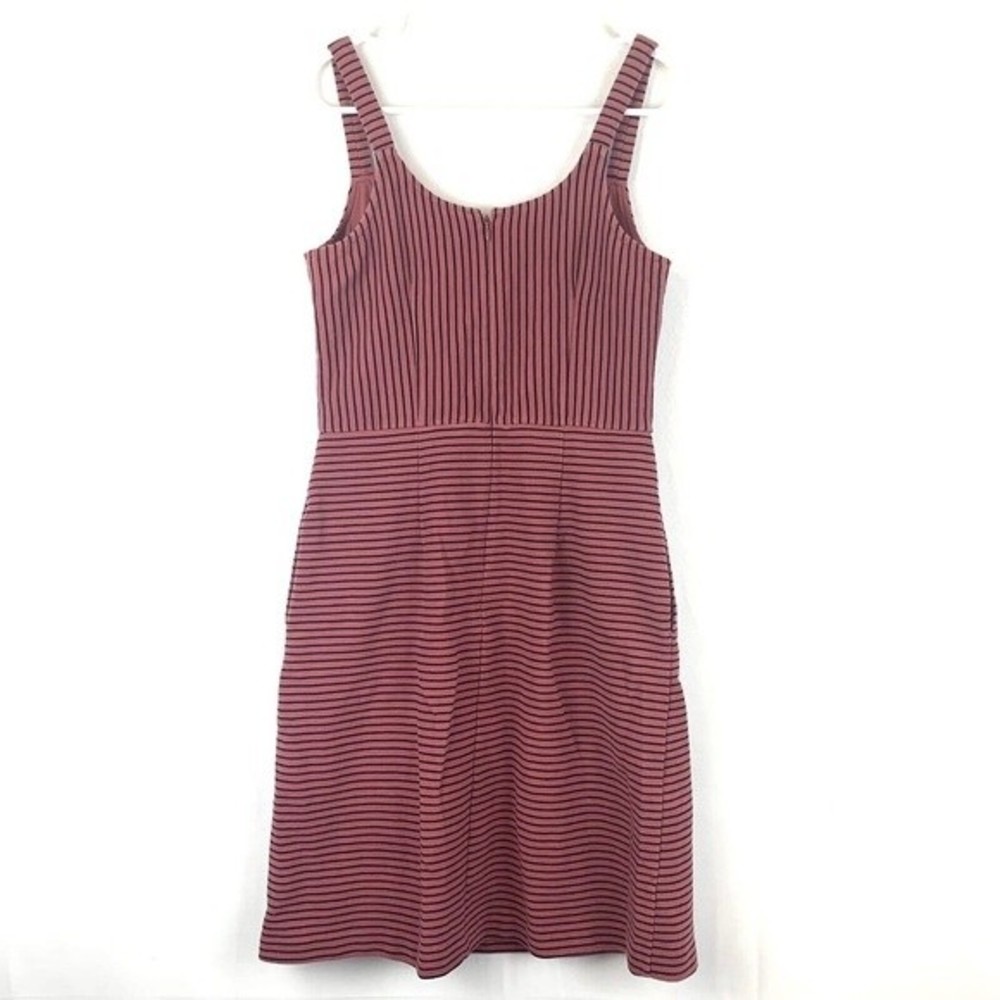 loft pink striped pocketed jumper dress 0 - Picture 4 of 5